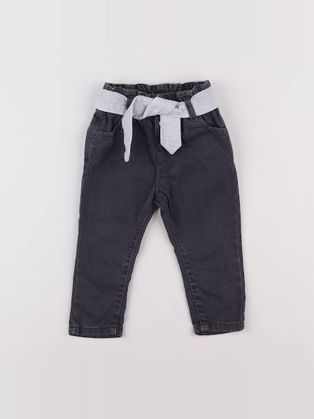Jean - 9 mois Gris 1 - vertbaudet enfant 