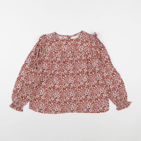 Blouse - 8 ans Blanc, orange 1 - vertbaudet enfant 