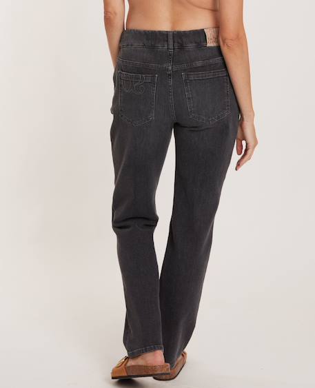 Jean de grossesse mom fit carrie gris Gris+Mid blue 3 - vertbaudet enfant 