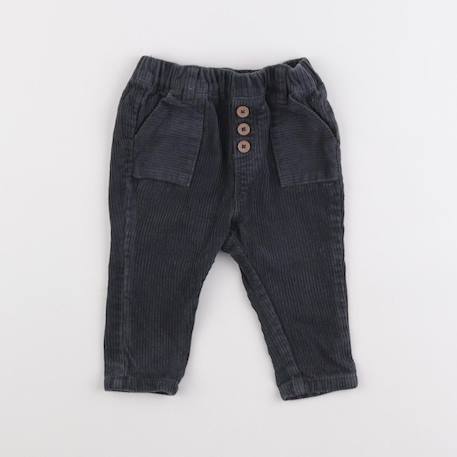 Pantalon - 6 mois Gris 1 - vertbaudet enfant 