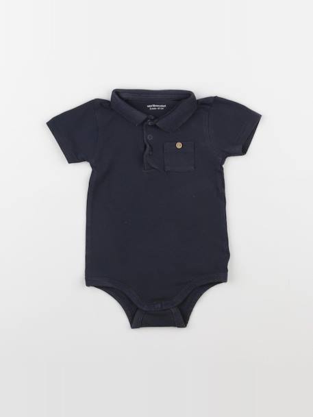 Body à col - 6 mois Gris 1 - vertbaudet enfant 