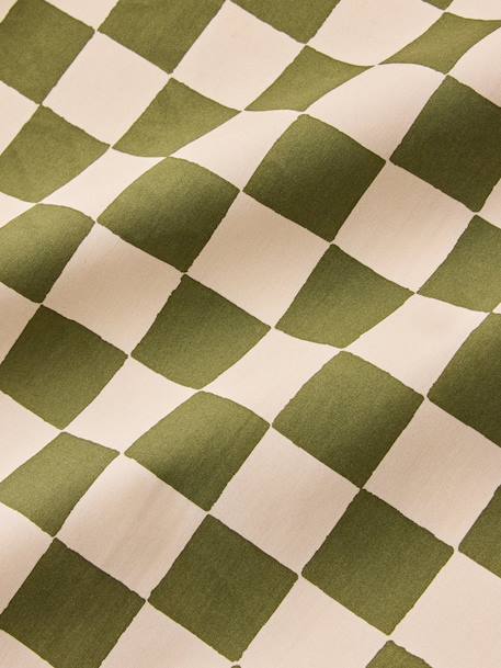 Taie d'oreiller percale de coton 'marius' Bleu+Vert 8 - vertbaudet enfant 