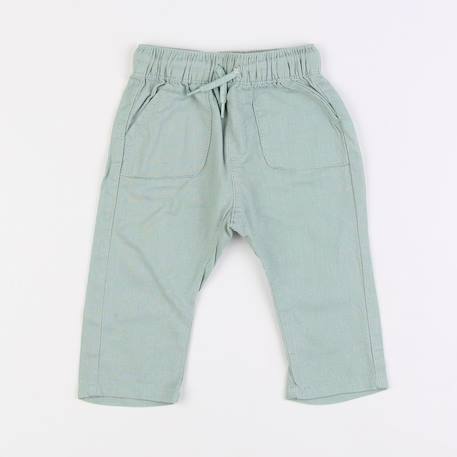 Pantalon - 3 mois Vert 1 - vertbaudet enfant 