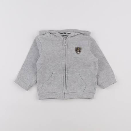 Sweat - 6 mois Gris 1 - vertbaudet enfant 