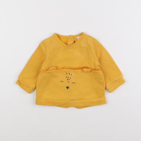Sweat - 6 mois Jaune 1 - vertbaudet enfant 