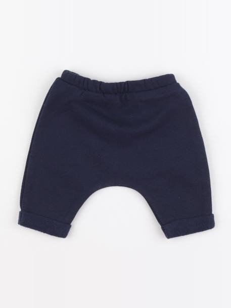Pantalon doublé - 3 mois Bleu 1 - vertbaudet enfant 