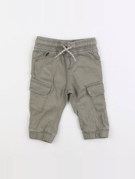 Pantalon - 6 mois Vert 1 - vertbaudet enfant 