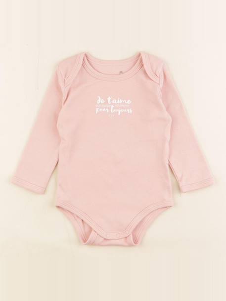 Body - 9/12 mois Rose 1 - vertbaudet enfant 