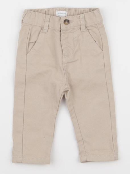 Pantalon - 3 mois Beige 1 - vertbaudet enfant 