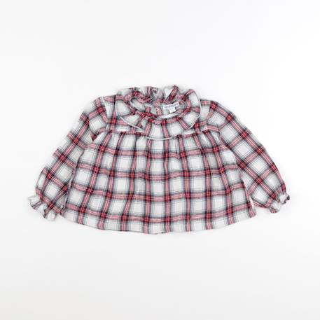 Blouse - 18 mois Blanc, rouge 1 - vertbaudet enfant 