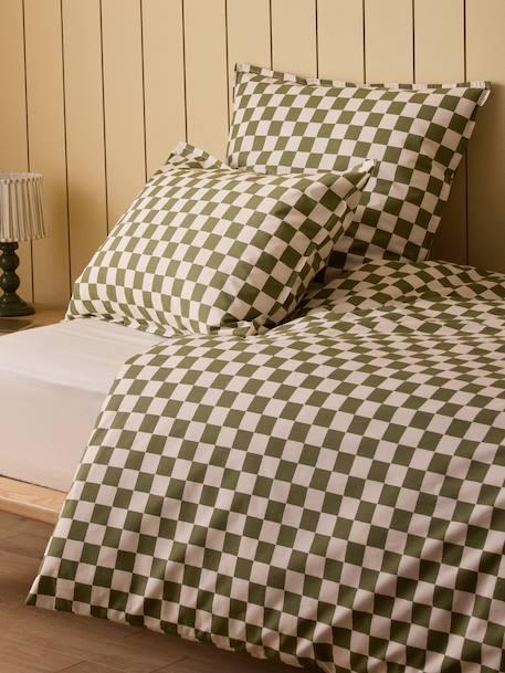 Housse de couette percale de coton 'marius' Bleu+Vert 6 - vertbaudet enfant 