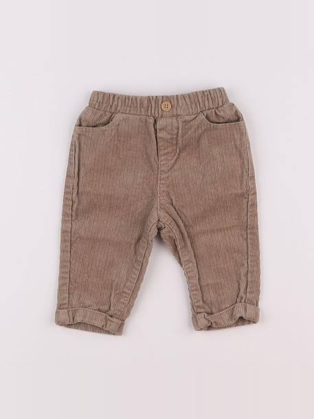 Pantalon - 3 mois Marron 1 - vertbaudet enfant 