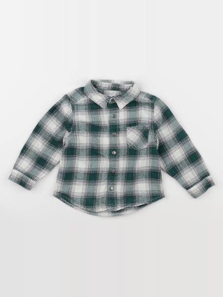 Chemise - 18 mois Vert 1 - vertbaudet enfant 