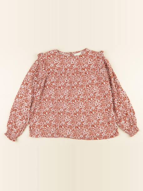 Blouse - 10 ans Marron 1 - vertbaudet enfant 