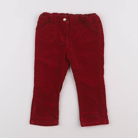 Pantalon - 12 mois Rouge 1 - vertbaudet enfant 
