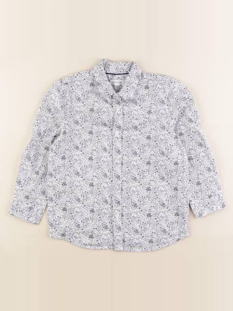 Chemise - 5 ans Blanc, bleu 1 - vertbaudet enfant 