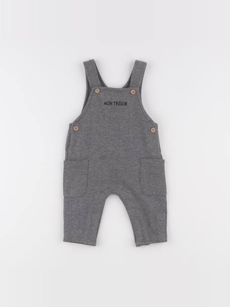 Salopette - 3 mois Gris 1 - vertbaudet enfant 