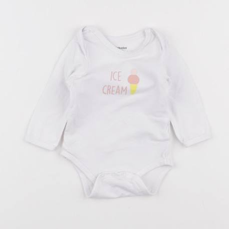 Body - 3 mois Blanc 1 - vertbaudet enfant 