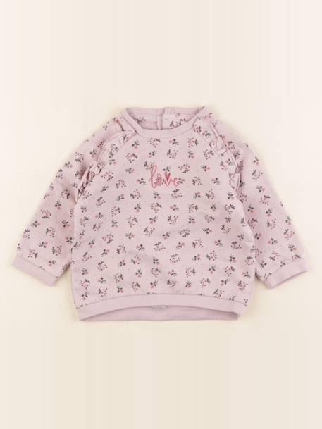 Sweat - 9 mois Rose 1 - vertbaudet enfant 