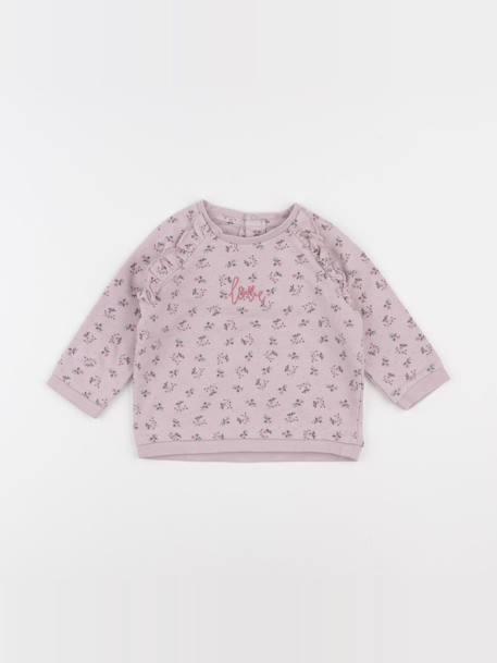 Sweat - 12 mois Violet 1 - vertbaudet enfant 