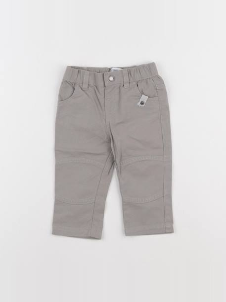 Pantalon - 9 mois Gris 1 - vertbaudet enfant 