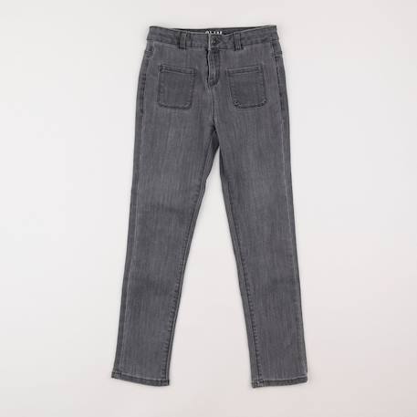 Jean - 8 ans Gris 1 - vertbaudet enfant 