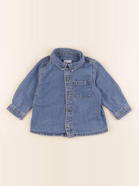 Chemise - 9 mois Bleu 1 - vertbaudet enfant 