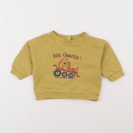 Sweat - 3 mois Jaune 1 - vertbaudet enfant 