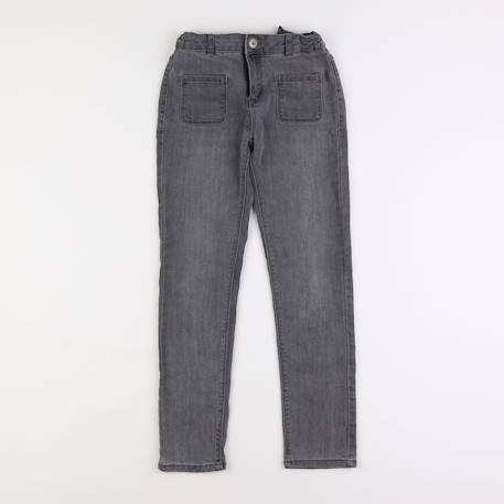Jean - 10 ans Gris 1 - vertbaudet enfant 