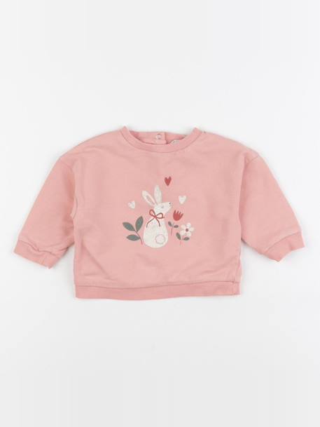 Sweat - 6 mois Rose 1 - vertbaudet enfant 