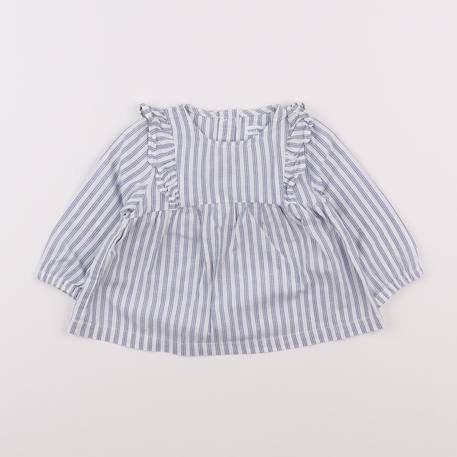 Blouse - 6 mois Bleu 1 - vertbaudet enfant 