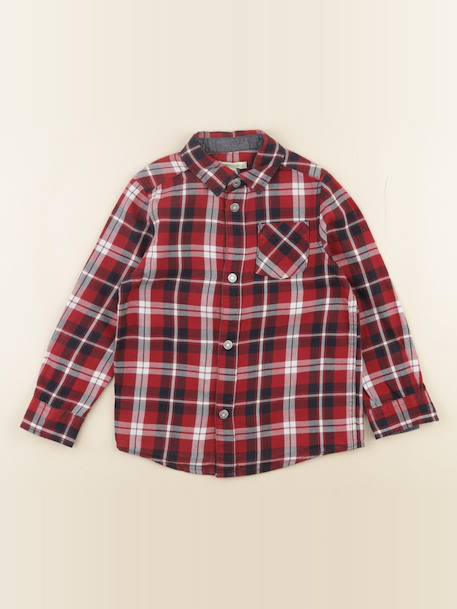 Chemise imprimé au dos - 5 ans Rouge 1 - vertbaudet enfant 