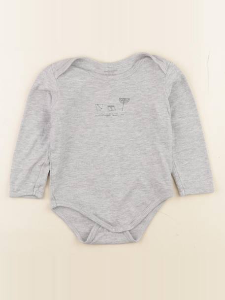 Body - 36 mois Gris 1 - vertbaudet enfant 