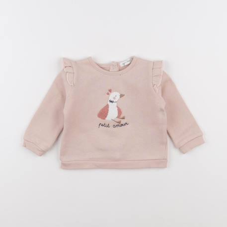 Sweat - 6 mois Rose 1 - vertbaudet enfant 
