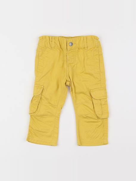 Pantalon - 12 mois Jaune 1 - vertbaudet enfant 