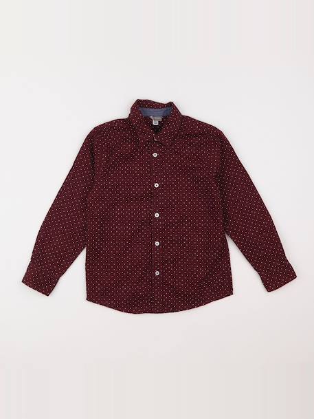 Chemise - 8 ans Rouge 1 - vertbaudet enfant 