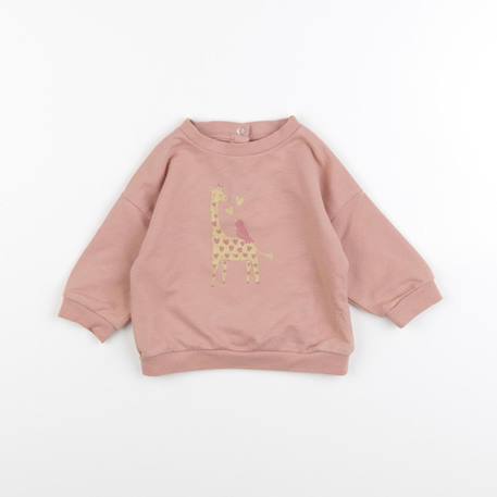 Sweat - 6 mois Rose 1 - vertbaudet enfant 
