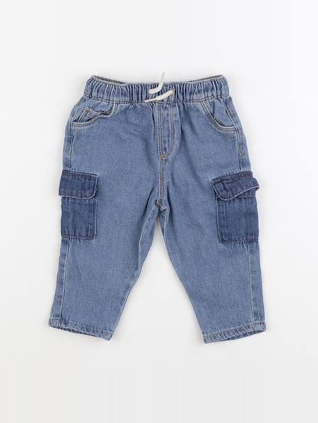 Jean - 6 mois Bleu 1 - vertbaudet enfant 