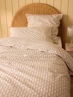 Linge de maison et décoration-Linge de lit enfant-Taie d'oreiller-Housse de couette percale de coton "avril"