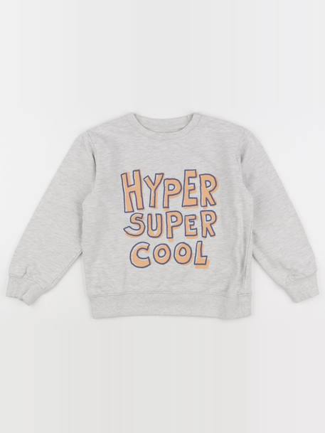 Sweat - 10 ans Gris 1 - vertbaudet enfant 