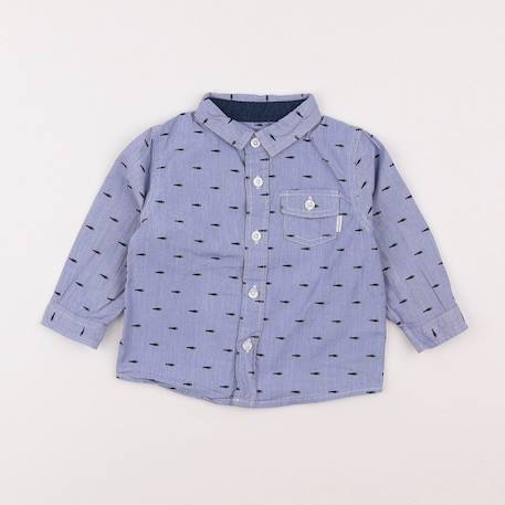 Chemise - 12 mois Bleu 1 - vertbaudet enfant 