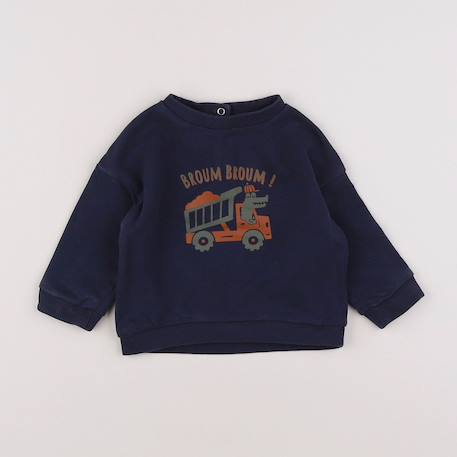 Sweat - 6 mois Bleu 1 - vertbaudet enfant 