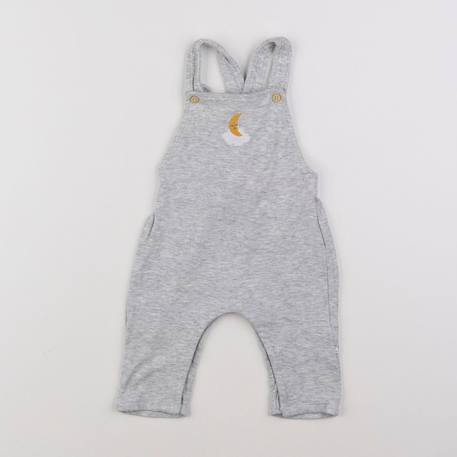 Salopette - 3 mois Gris 1 - vertbaudet enfant 