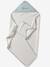 Cape de bain personnalisable et gant de toilette MARGUERITE bleu imprimé 4 - vertbaudet enfant 