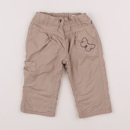 Pantalon - 12 mois Beige 1 - vertbaudet enfant 