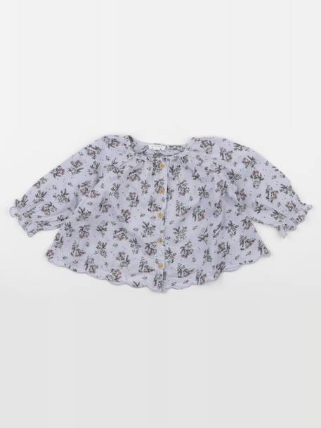 Blouse - 6 mois Bleu 1 - vertbaudet enfant 