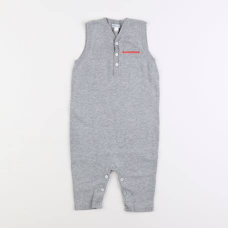 Combinaison - 12 mois Gris 1 - vertbaudet enfant 