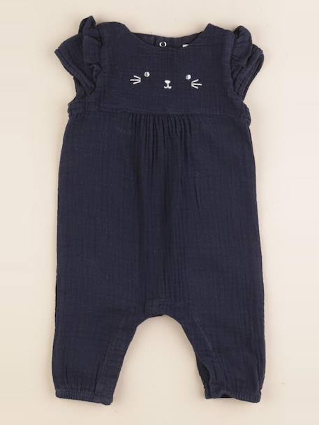 Combinaison - 3 mois Bleu, argent 1 - vertbaudet enfant 