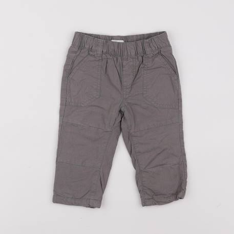 Pantalon - 12 mois Gris 1 - vertbaudet enfant 