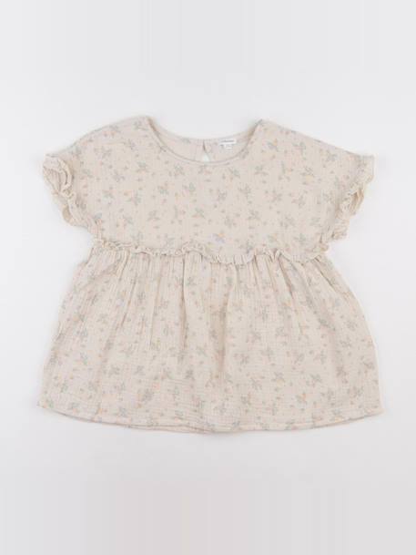 Blouse - 10 ans Beige 1 - vertbaudet enfant 